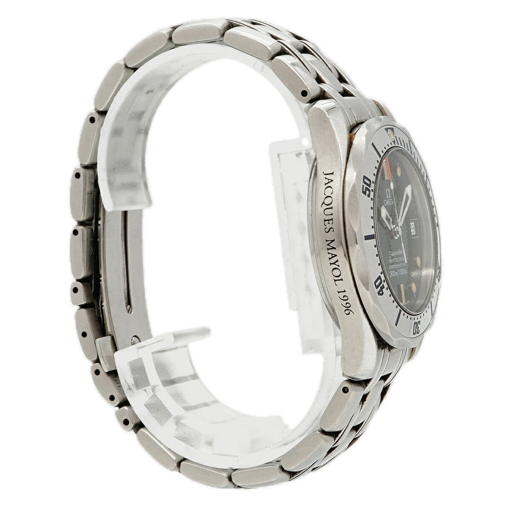 Omega Seamaster 300 Jacques Mayol Limited Edition (3000 pieces) 2553.41 Green Dial Watch (Boys' Size) — Good