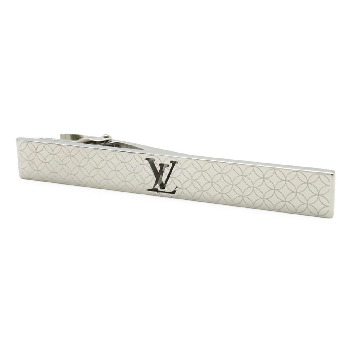 LOUIS VUITTON Louis Vuitton Pins Cravat Champs-Élysées Tie Pin Bar Clip Silver M65042 — Like New