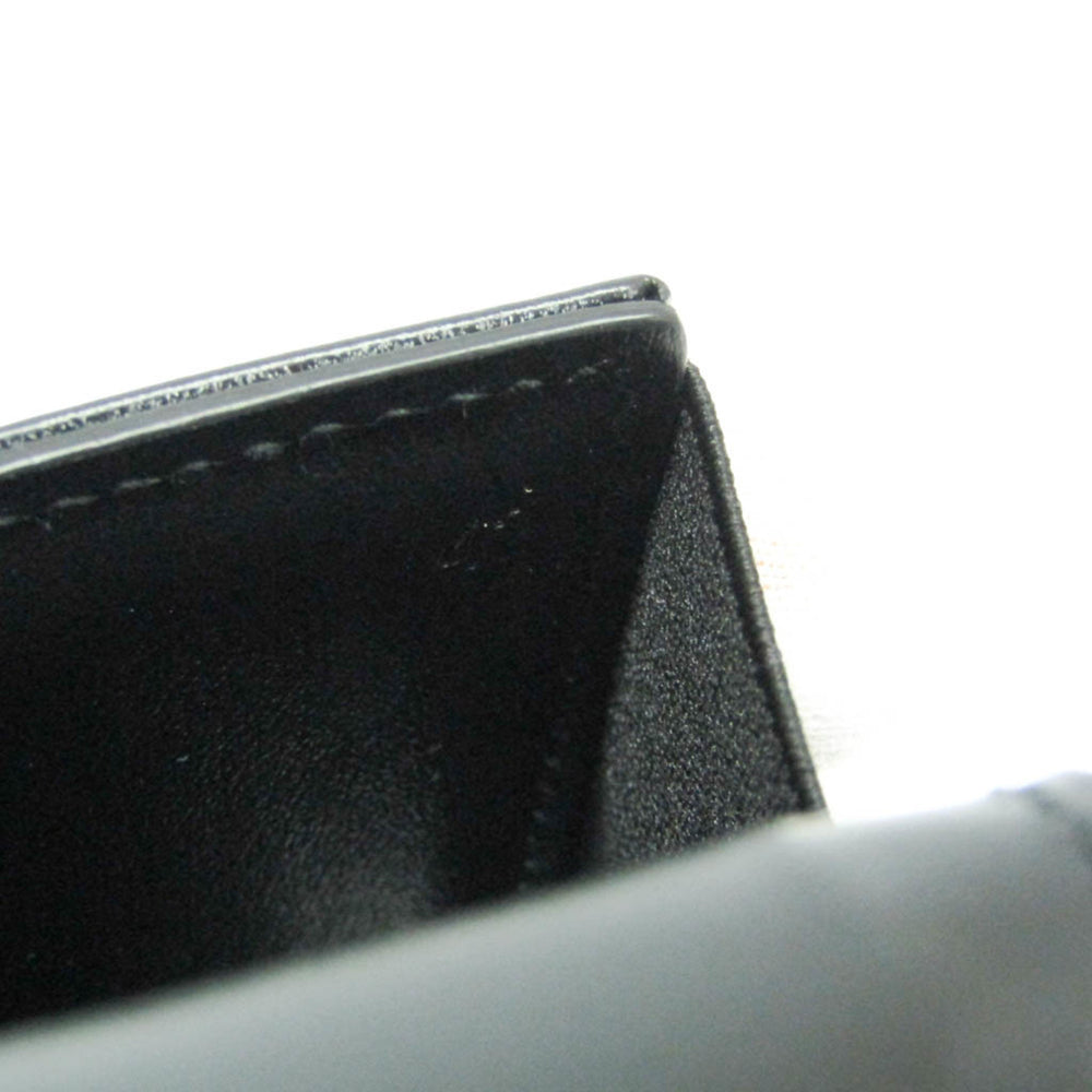 Prada Triangle Logo Phone Pouch Men,Women Leather Pouch Black — Like New