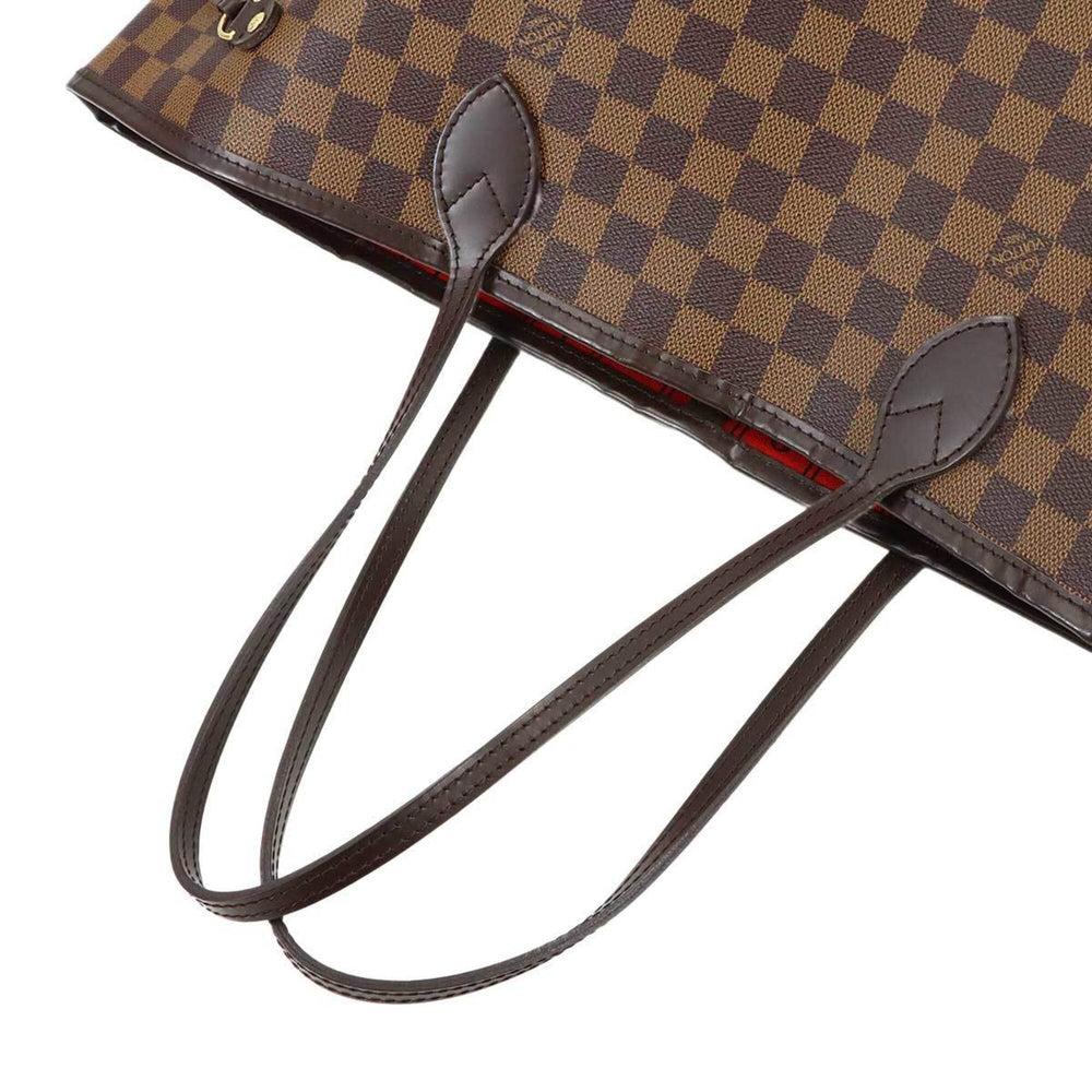 Louis Vuitton Damier Neverfull GM Tote Handbag, Ebene Cerise, N51106, Gold Hardware — Like New