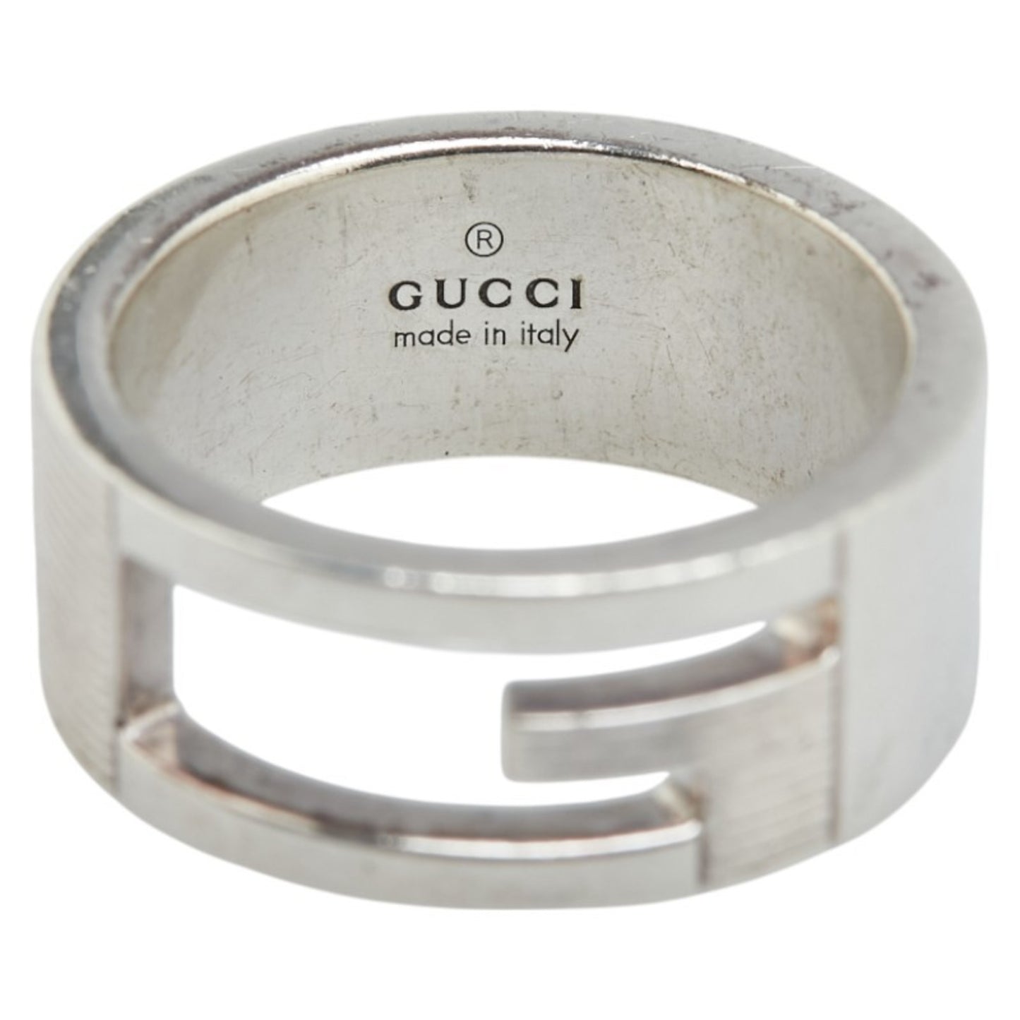 Gucci Branded G Ring #12 SV925 Silver Women's GUCCI