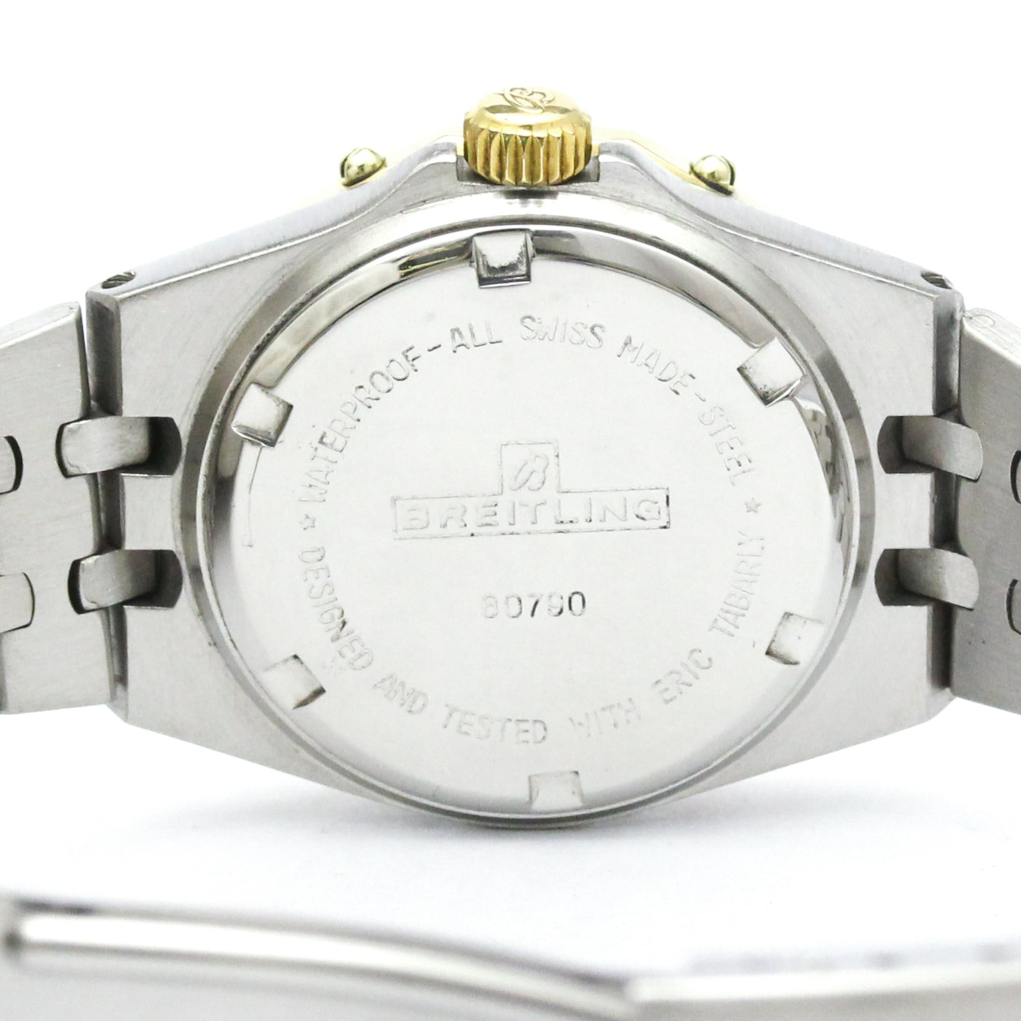 BREITLING Tabarly Gold Plated Stainless Steel Quartz Ladies Watch 80790 — Good