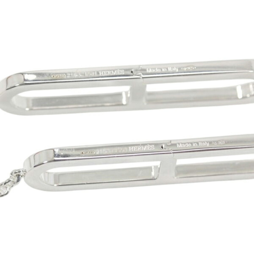 HERMES Ever Chaine d'Ancre Earrings for Women, Ag925, MO1036 — Like New