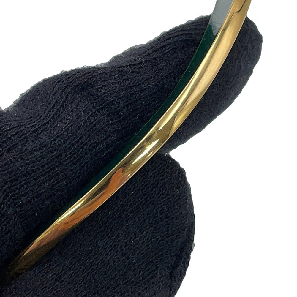 Bottega Veneta Curved Cuff Bracelet, Ag925 Enamel, Size L, 741013 — Like New