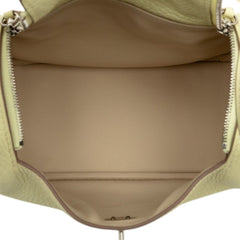 Hermes Lindy Mini Shoulder Bag/Handbag 2-Way Jaune Milton Yellow Taurillon Clemence Leather Women's HERMES — Like New