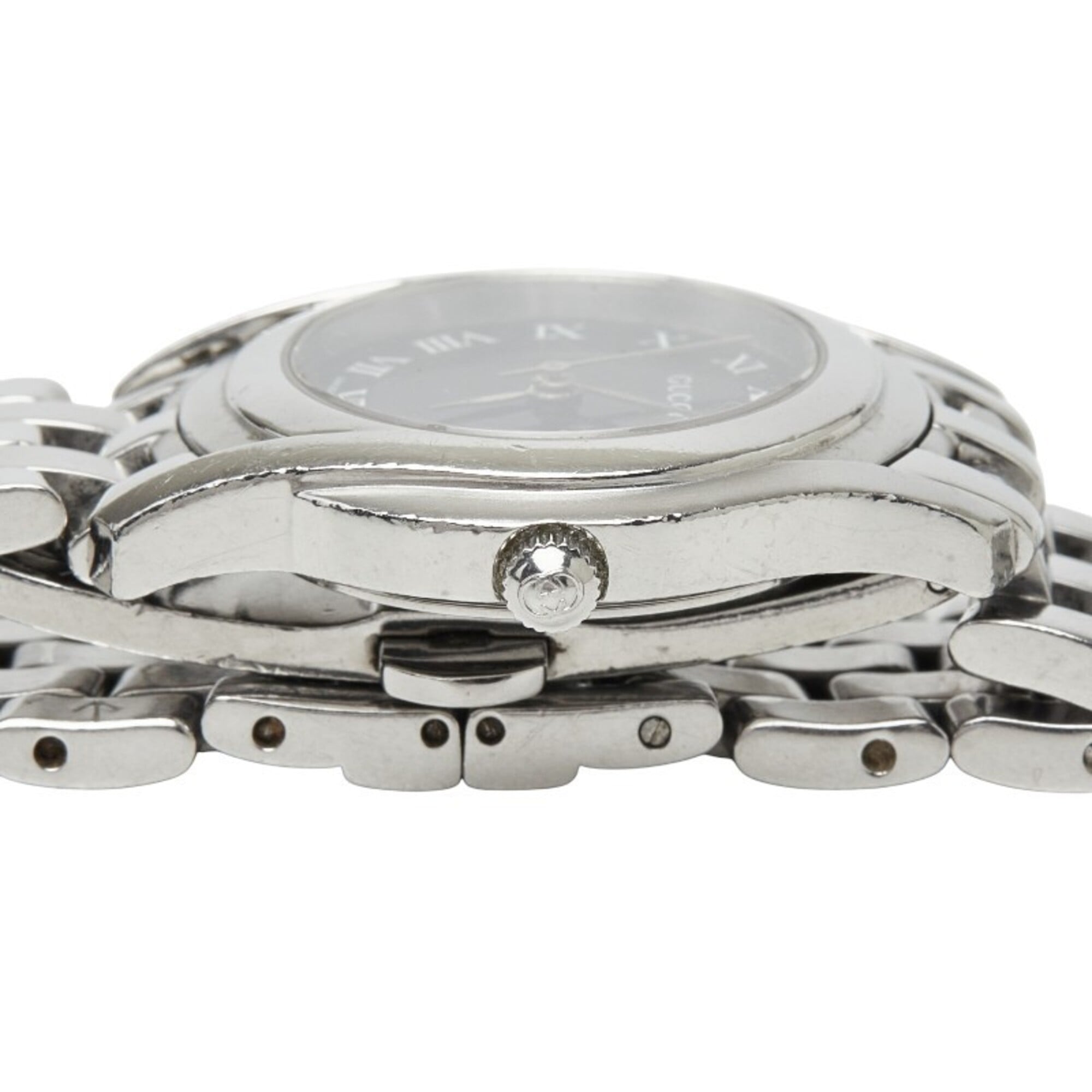 Gucci 5500L Quartz Watch, Black Dial, Stainless Steel, Women's Watch — Good