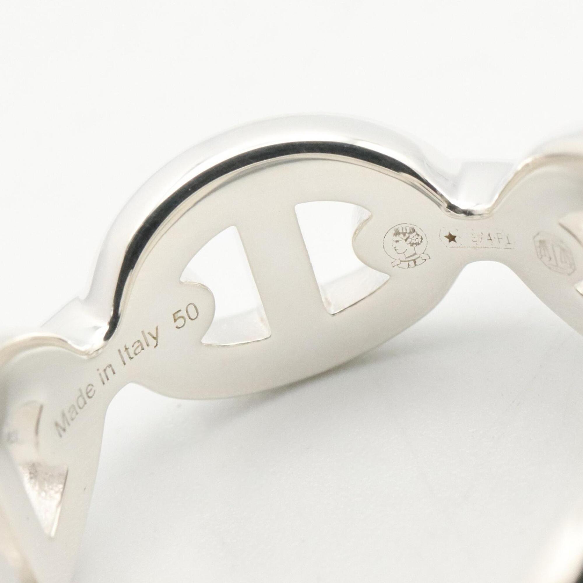 Hermes Chaine d'Ancre Enchainée Ring - Sterling Silver 925 Men's & Women's Tone — Like New