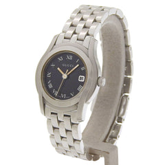 Gucci 5500L Black Dial Stainless Steel Quartz Watch, Approx. 26mm, Women's Date Display — Good