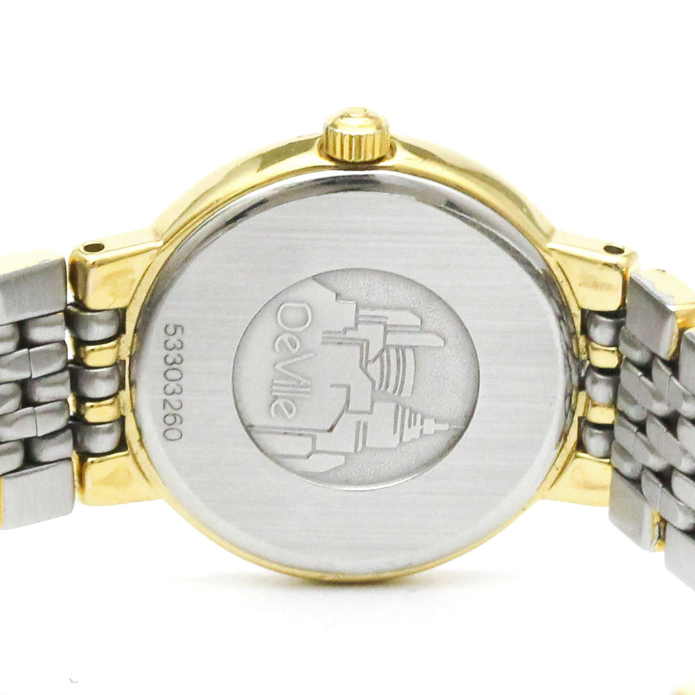 OMEGA De Ville Quartz Gold Plated Quartz Ladies Watch 795.0897 — Good