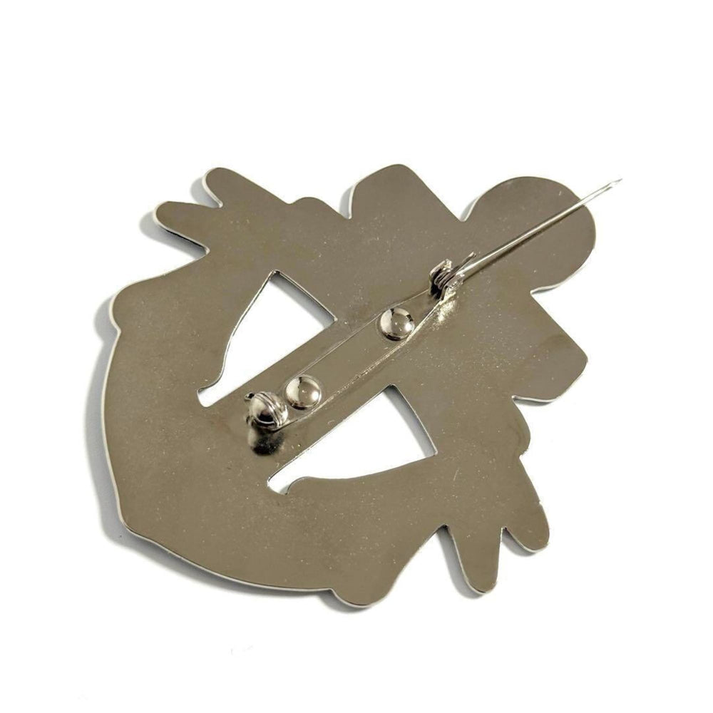 Celine Men's Women's Brooch Badge Anchor Marine Blue — Like New