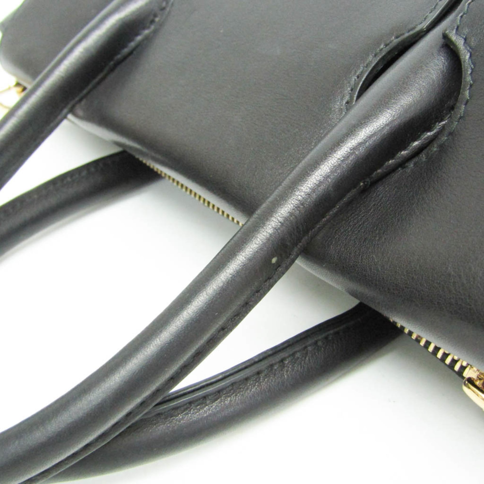 Salvatore Ferragamo GF-21 G840 Women's Leather Handbag,Shoulder Bag Dark Navy — Like New