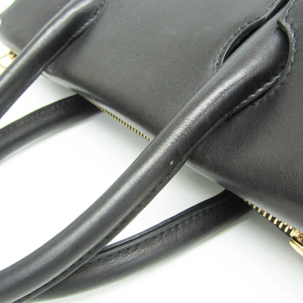 Salvatore Ferragamo GF-21 G840 Women's Leather Handbag,Shoulder Bag Dark Navy — Like New