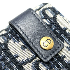 Christian Dior Dior S5619CTZQ_M928 Oblique Trotter Saddle Belt Pouch Bag Waist Body Leather Canvas Men's Navy — Like New