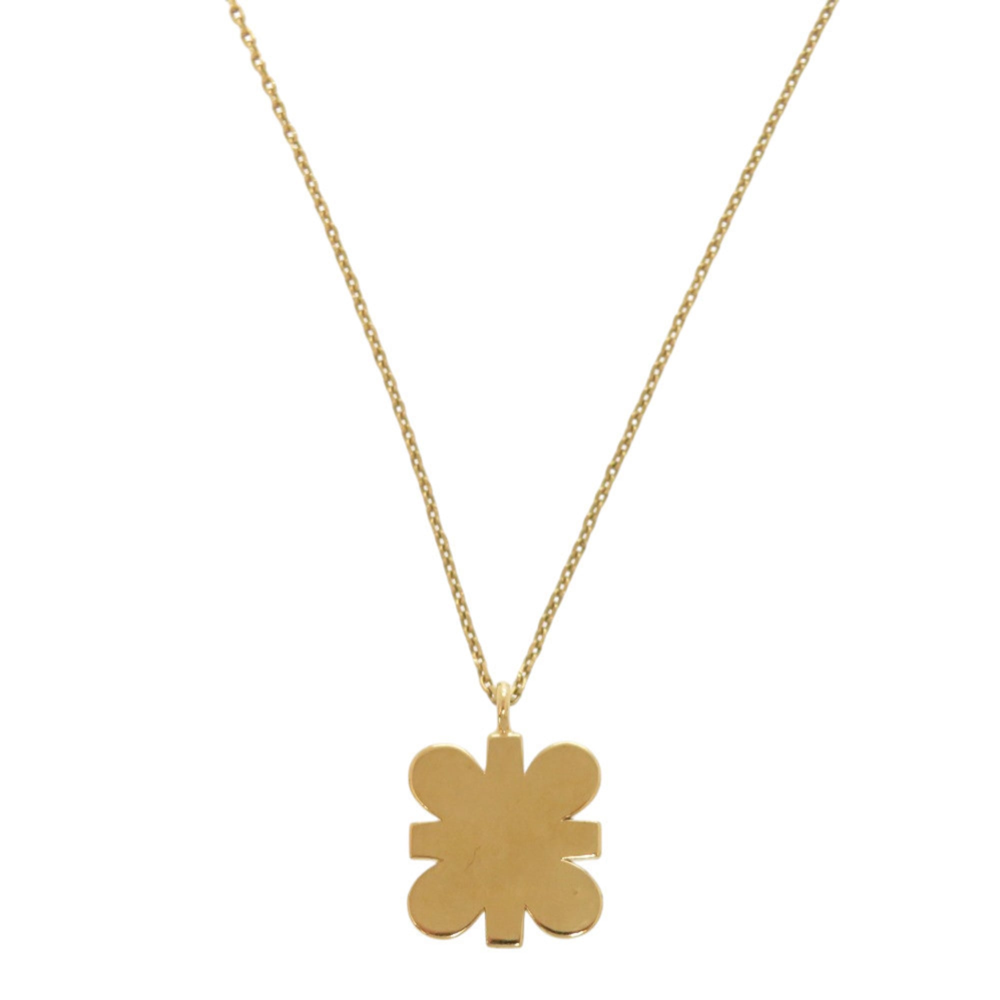 Celine Triomphe Stone Logo Gold Necklace Accessory 0296 CELINE — Like New