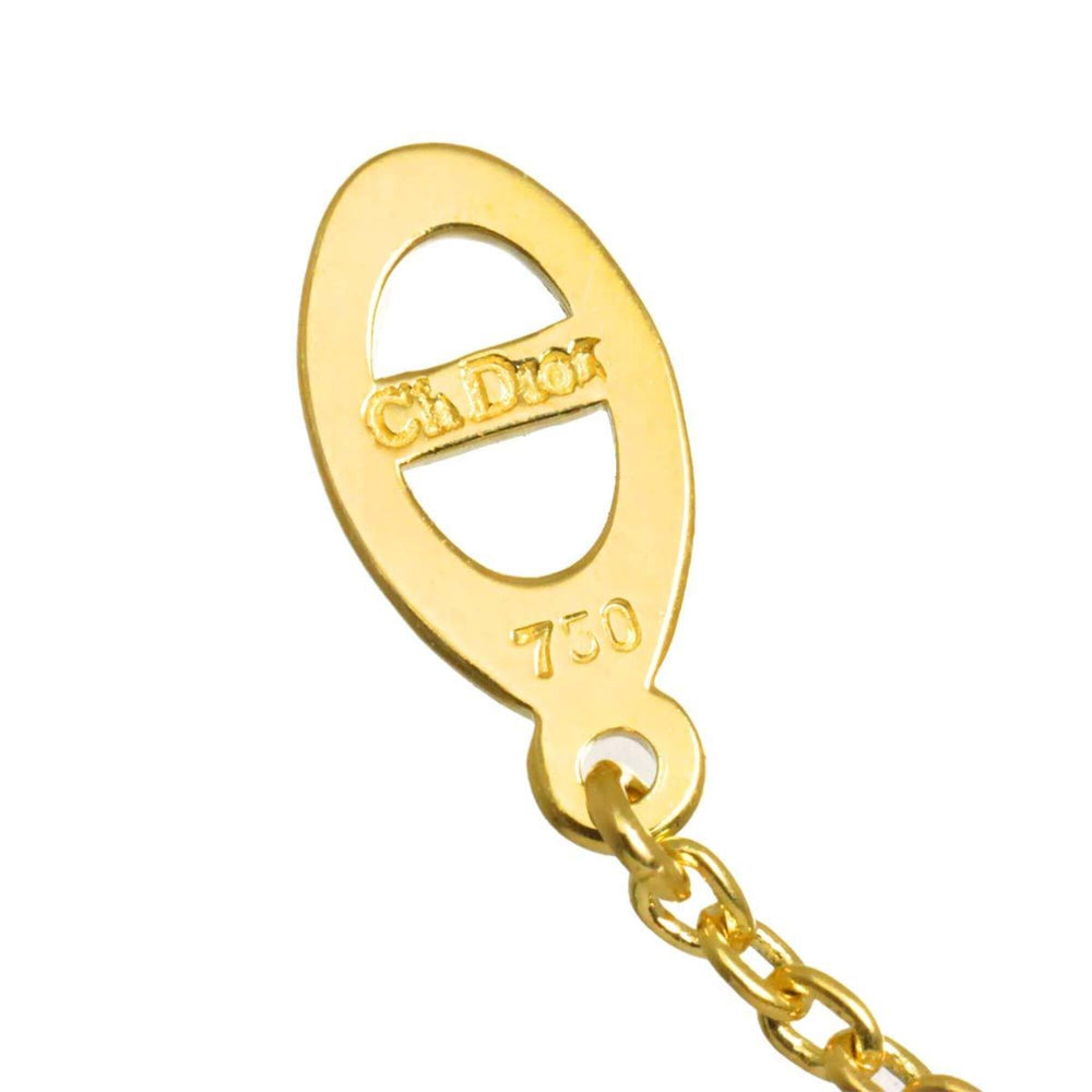 Christian Dior Diamond Necklace, 40cm, 18K Yellow Gold (750) — Like New