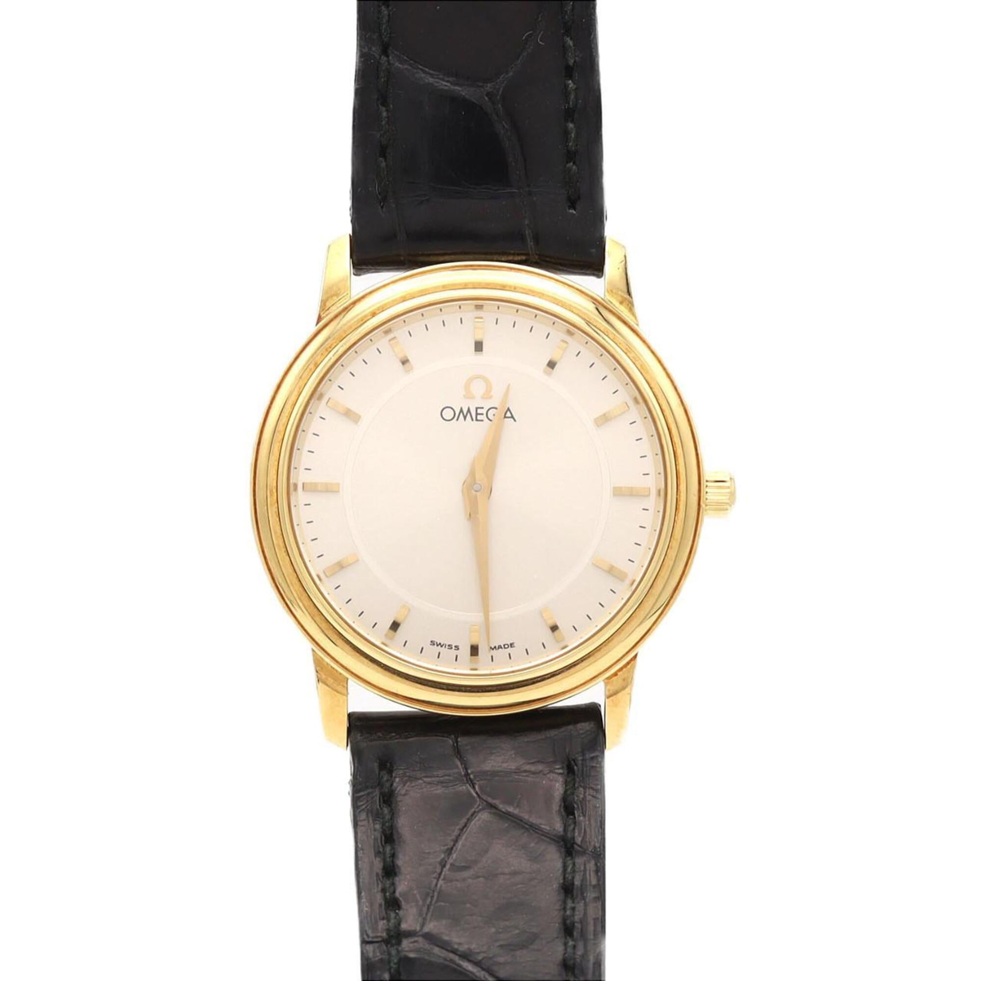Omega De Ville YG CAL.1471 595.1050 Quartz Watch — Good