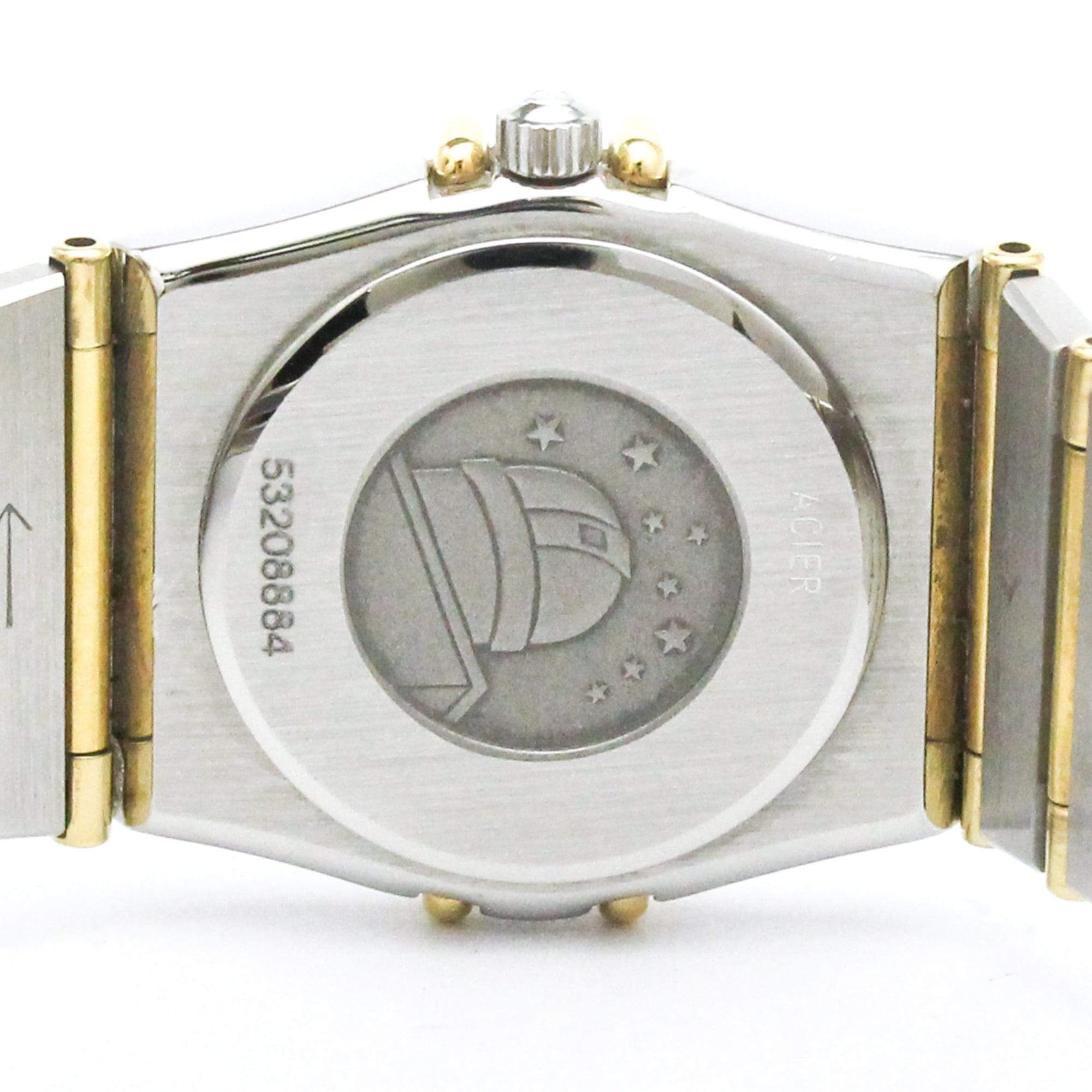 OMEGA Constellation 18K Gold Steel Ladies Watch 795.1080 Polished — Very Good