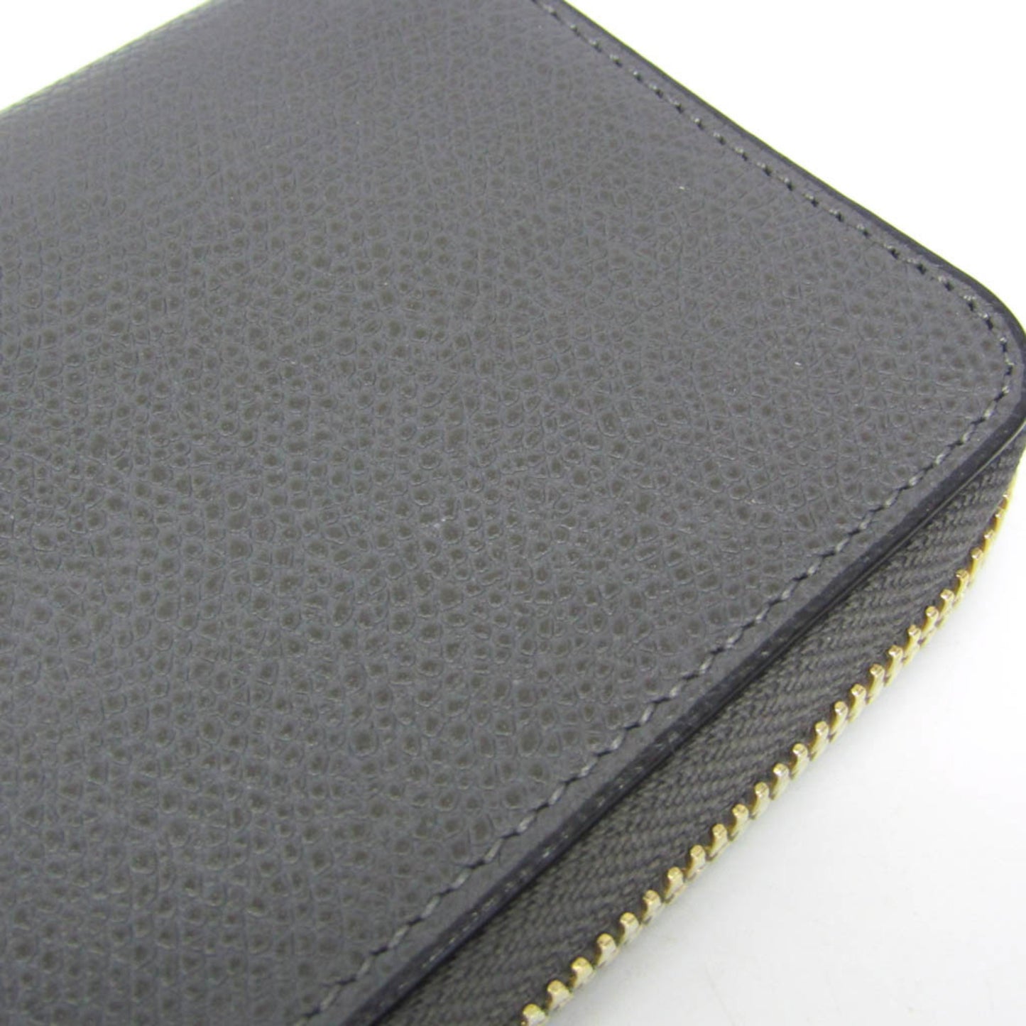 Valextra Multi-case Key Ring Men,Women Leather Coin Purse/coin Case Gray