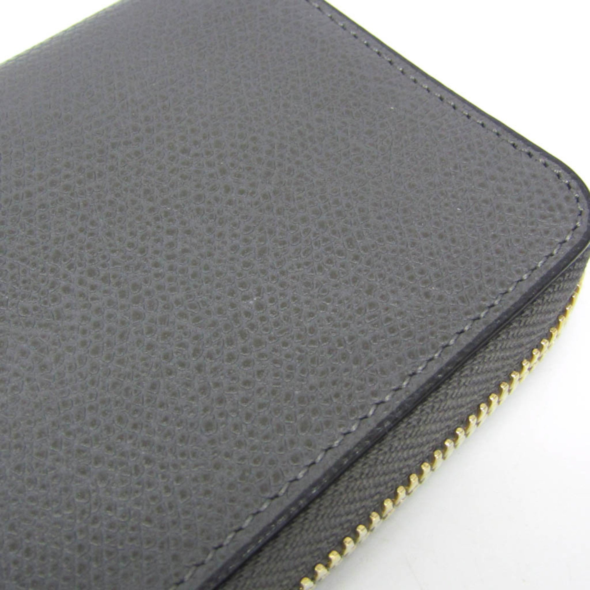 Valextra Multi-case Key Ring Men,Women Leather Coin Purse/coin Case Gray