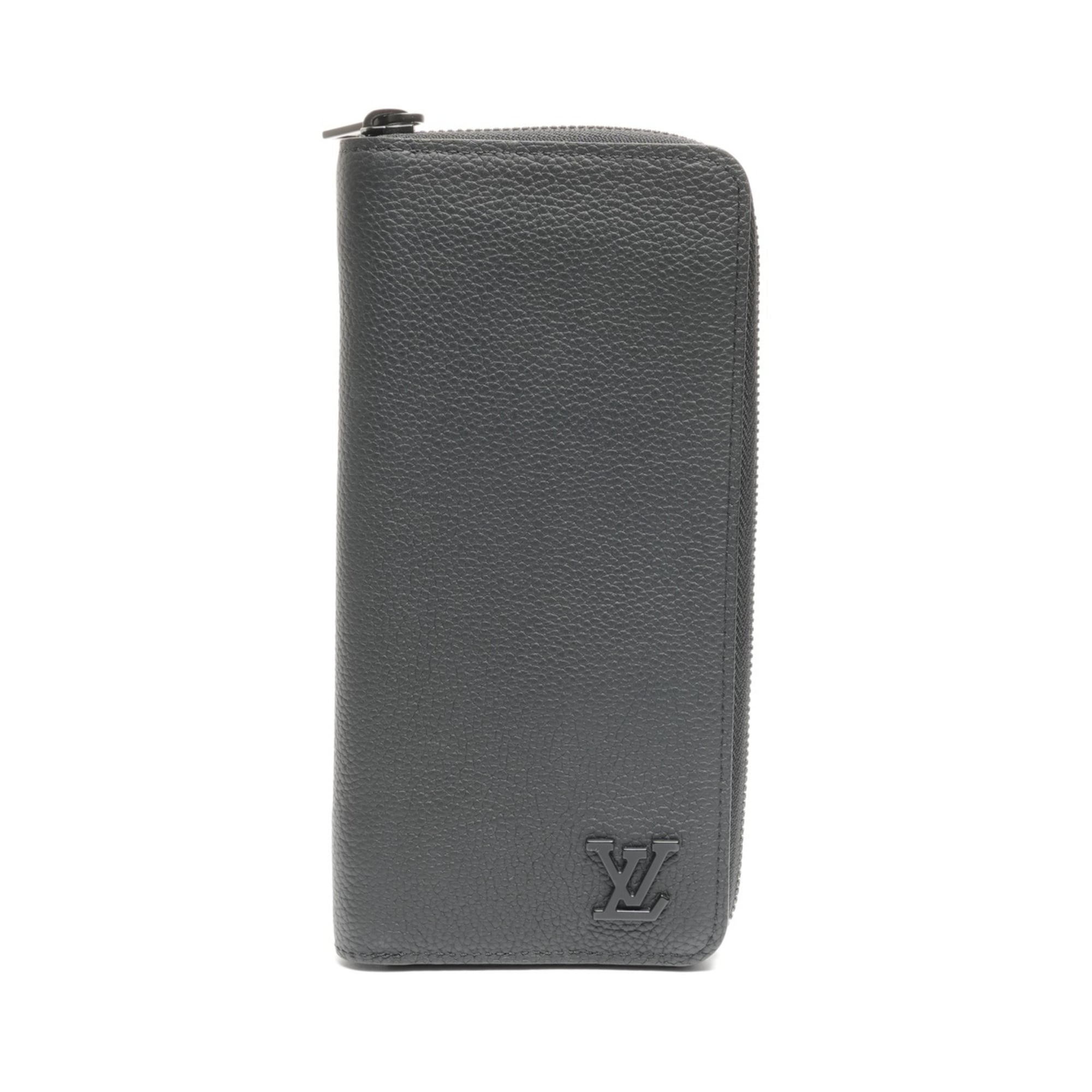 Louis Vuitton LV Aerogram Zippy Wallet Vertical Long Black