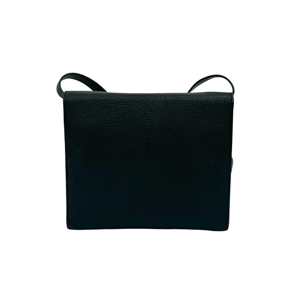 Y HERMES Hermès Click 16 Chevre Leather Shoulder Bag/Pochette Black 30486 — Like New