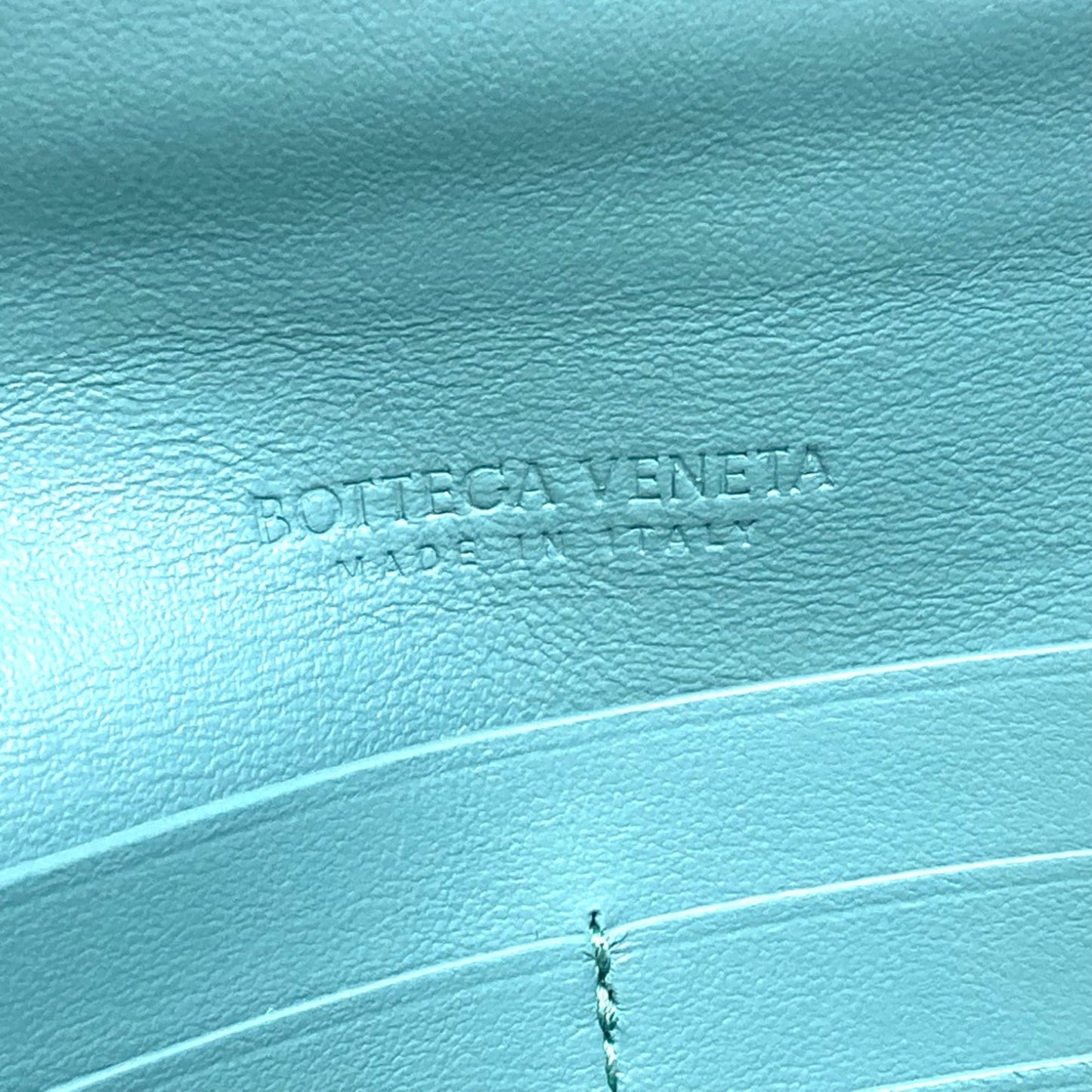 BOTTEGA VENETA 629557 Bifold Long Wallet Long Wallet blue