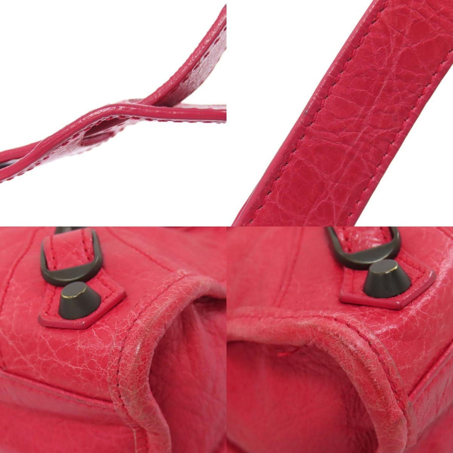 Balenciaga 300295 Classic Mini City Handbag in Calfskin for Women