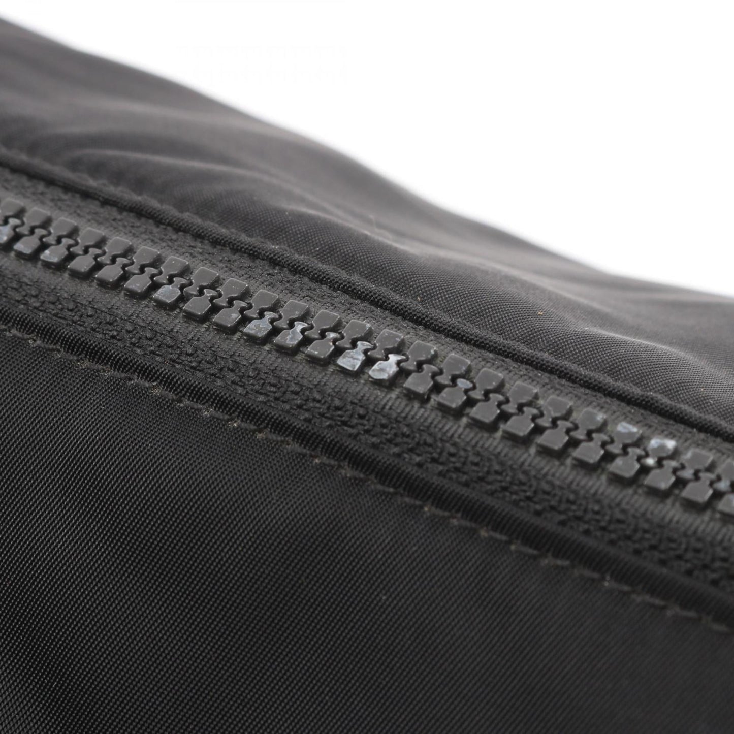 Bottega Veneta men's nylon clutch bag in black