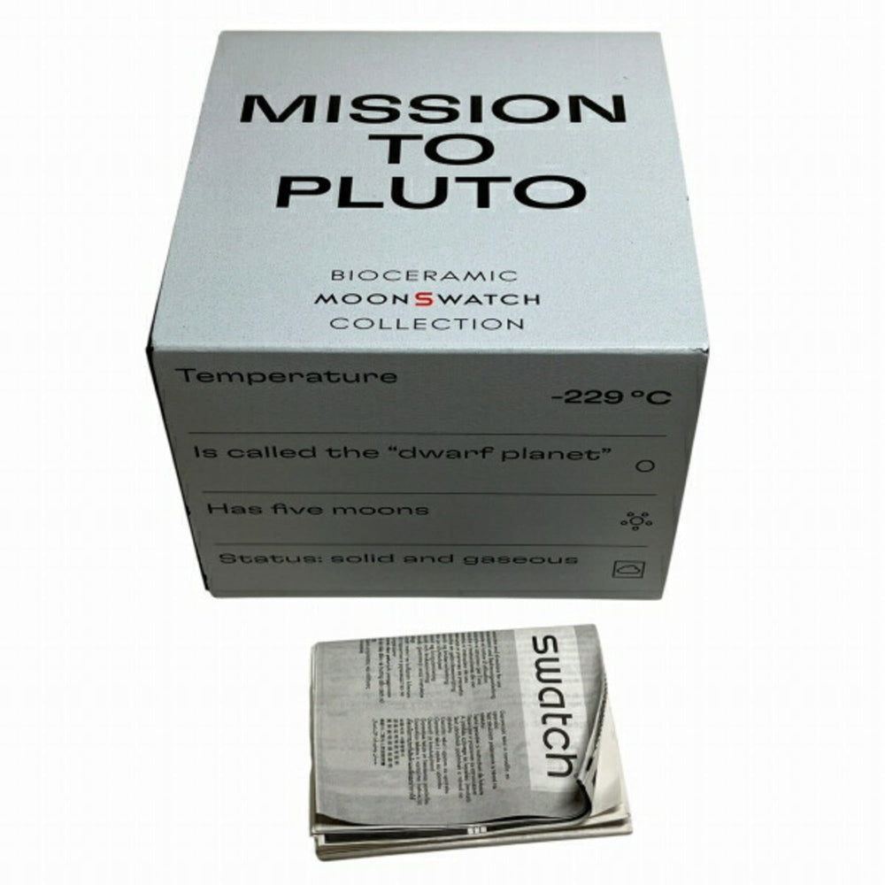 Omega x Swatch MoonSwatch Mission to Pluto SO33M101 Quartz Watch Men's — Good