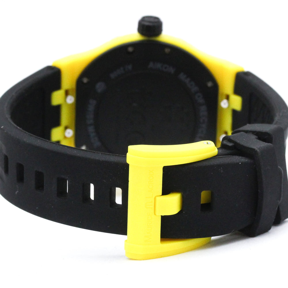 MAURICE LACROIX Aikon Tide Plastic Rubber Quartz Watch AI2008 — Very Good