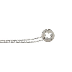 Louis Vuitton Pendant Empreinte Necklace, 18K White Gold, Women's, LOUIS VUITTON — Like New