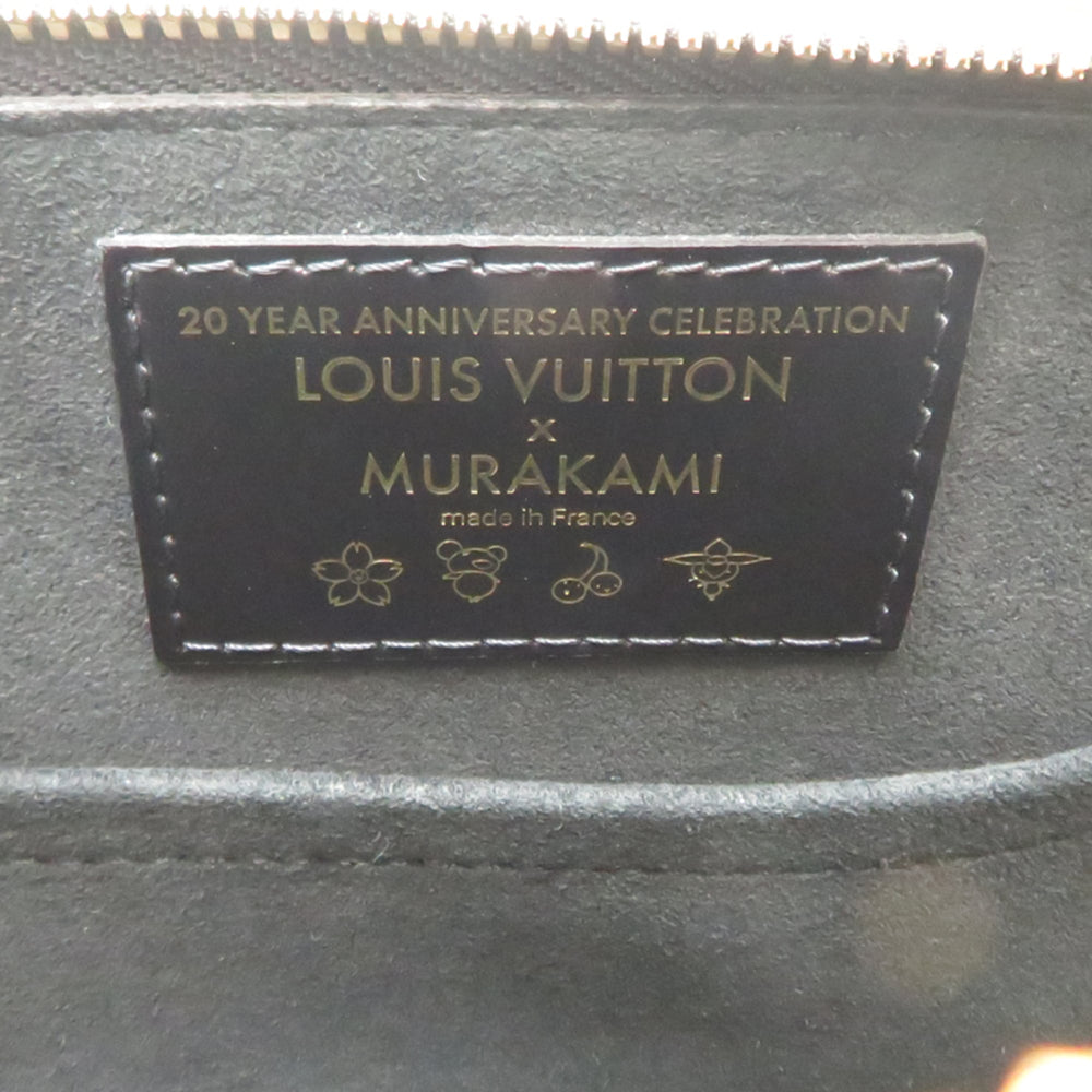 Louis Vuitton Alma BB Takashi Murakami Collaboration Women's Handbag M13670 Epi Noir (Black) — Like New