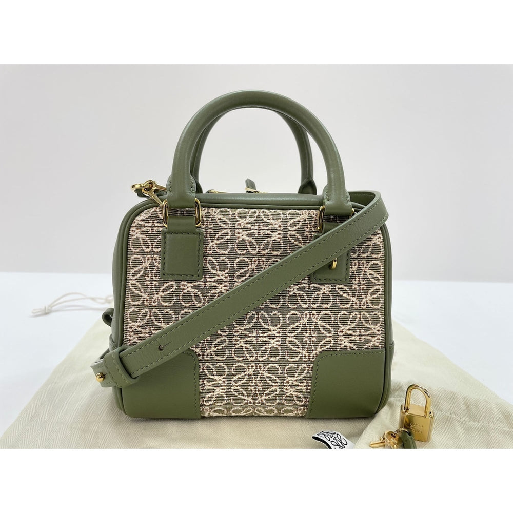 Loewe Amazona 16 Shoulder Bag, Green — Like New