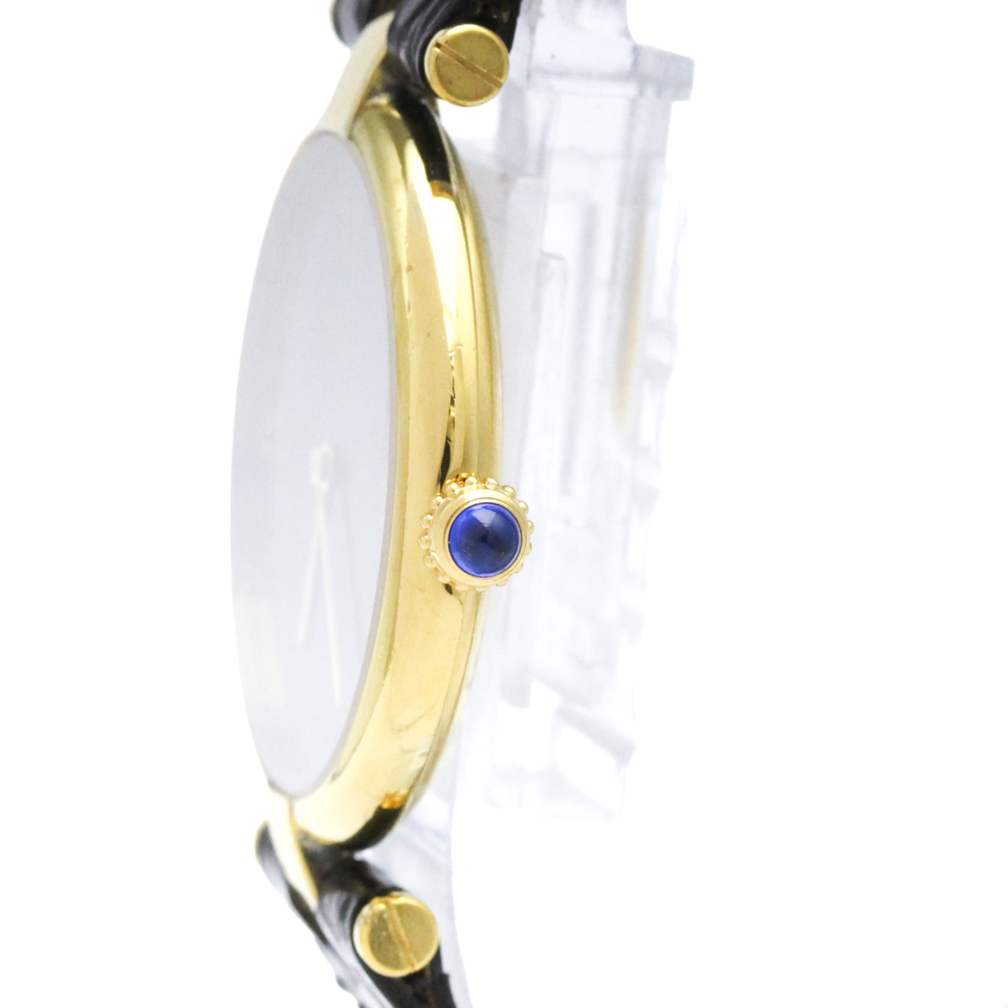 CARTIER Must Vendome Gold Plated Quartz Ladies Watch 590003 — Good