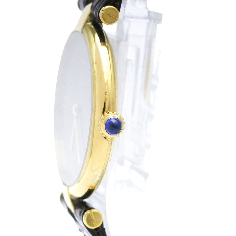 CARTIER Must Vendome Gold Plated Quartz Ladies Watch 590003 — Good