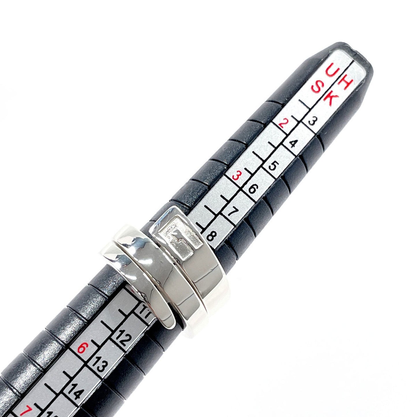 GUCCI G Snake Ring, 925 Sterling Silver, Size 8, Women's