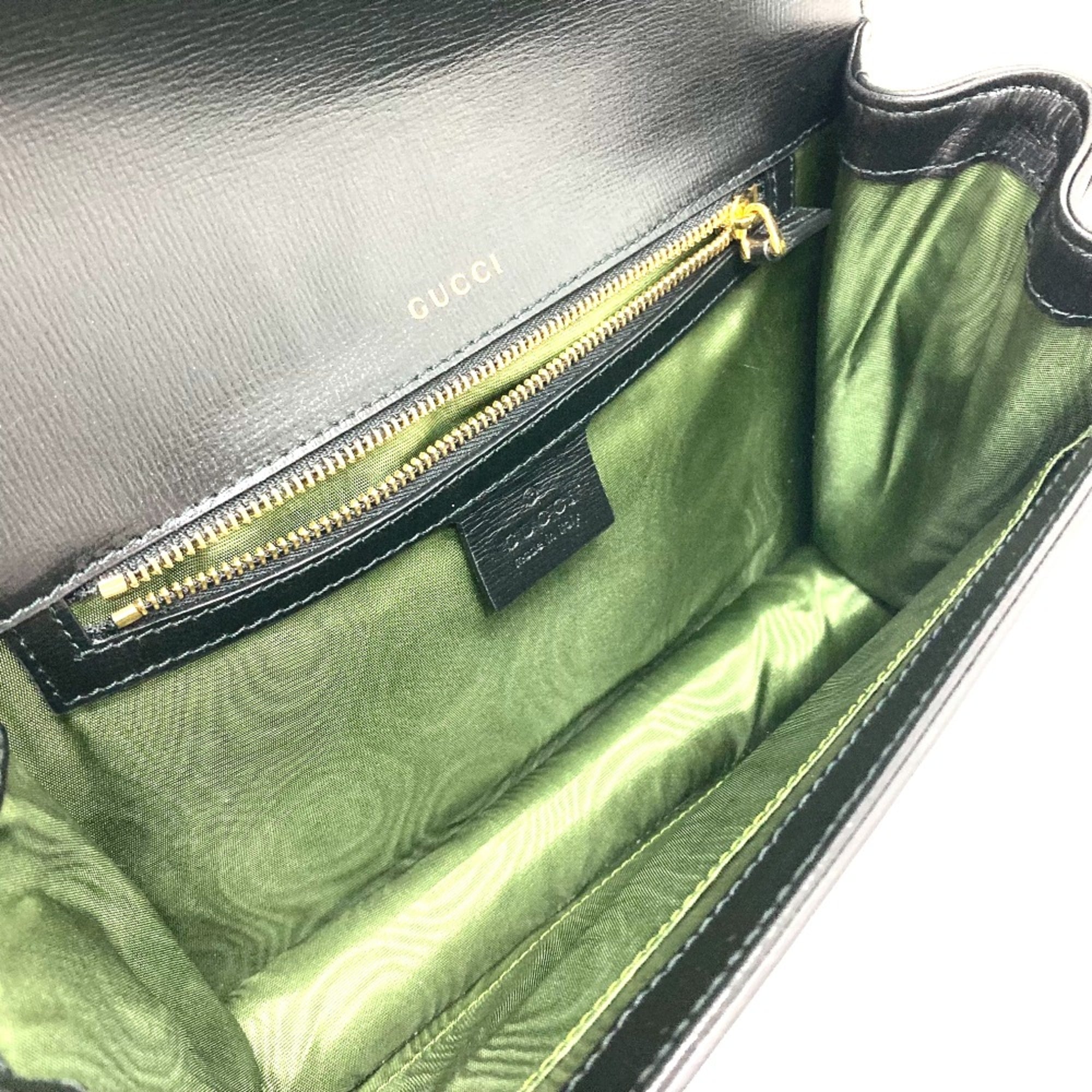 Gucci 589474 GG Marmont bag shawl Crossbody Shoulder Bag Black — Like New