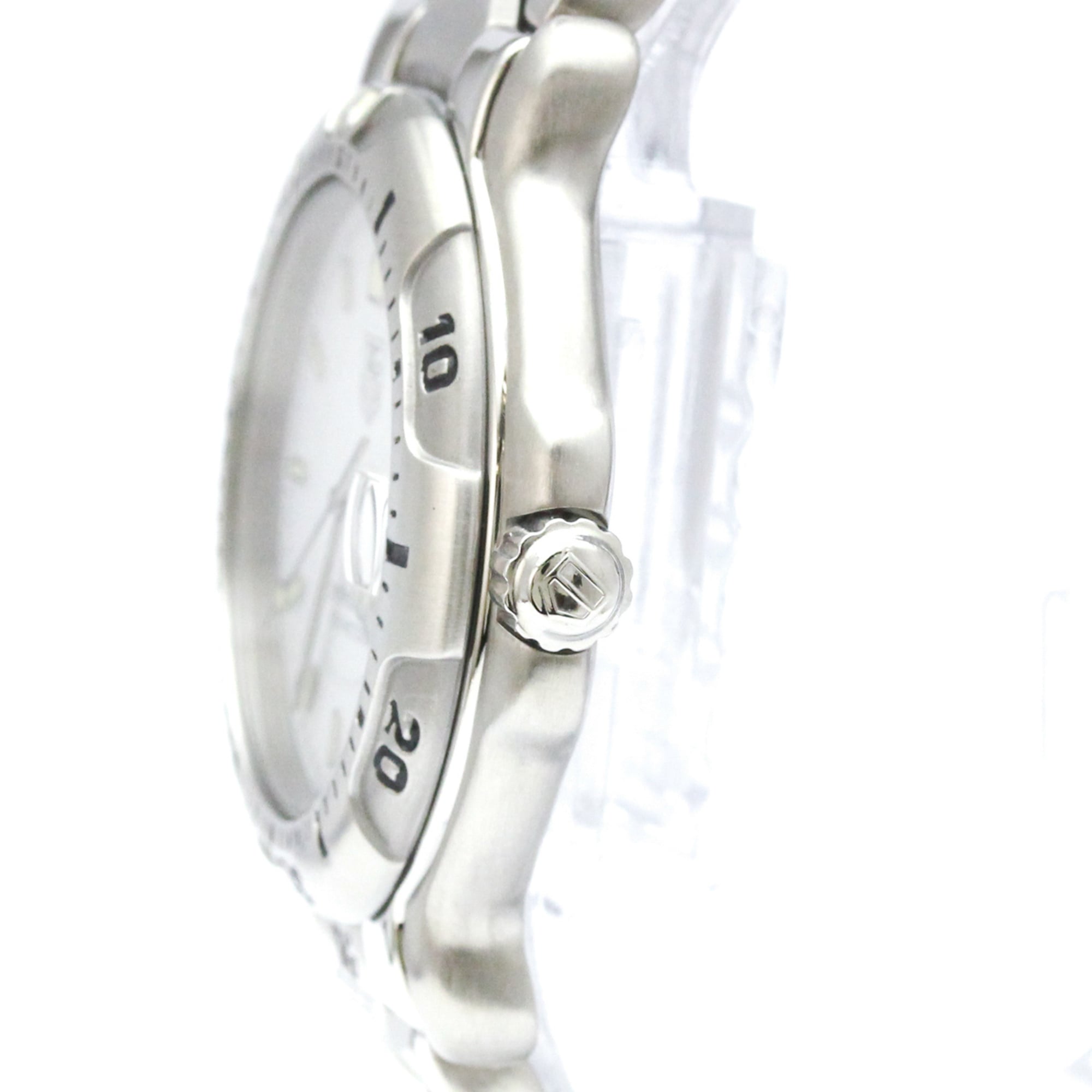 TAG HEUER 6000 Professional Steel Quartz Mens Watch WH1111 Polished — Very Good