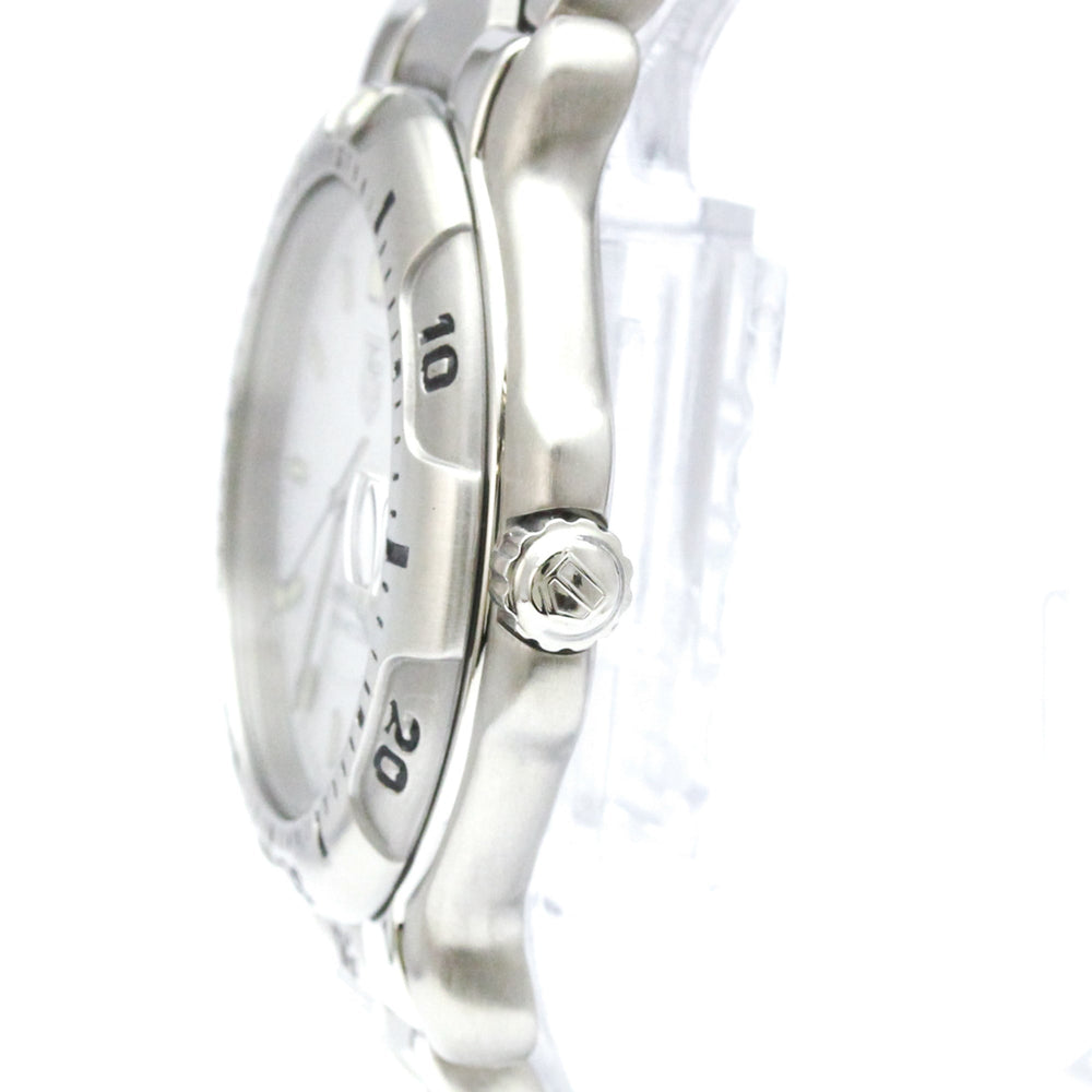 TAG HEUER 6000 Professional Steel Quartz Mens Watch WH1111 Polished — Very Good