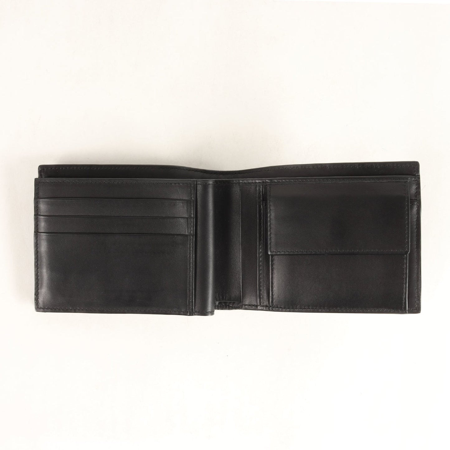BOTTEGA VENETA Intrecciato Leather Wallet (180265 V4651) Black Men's