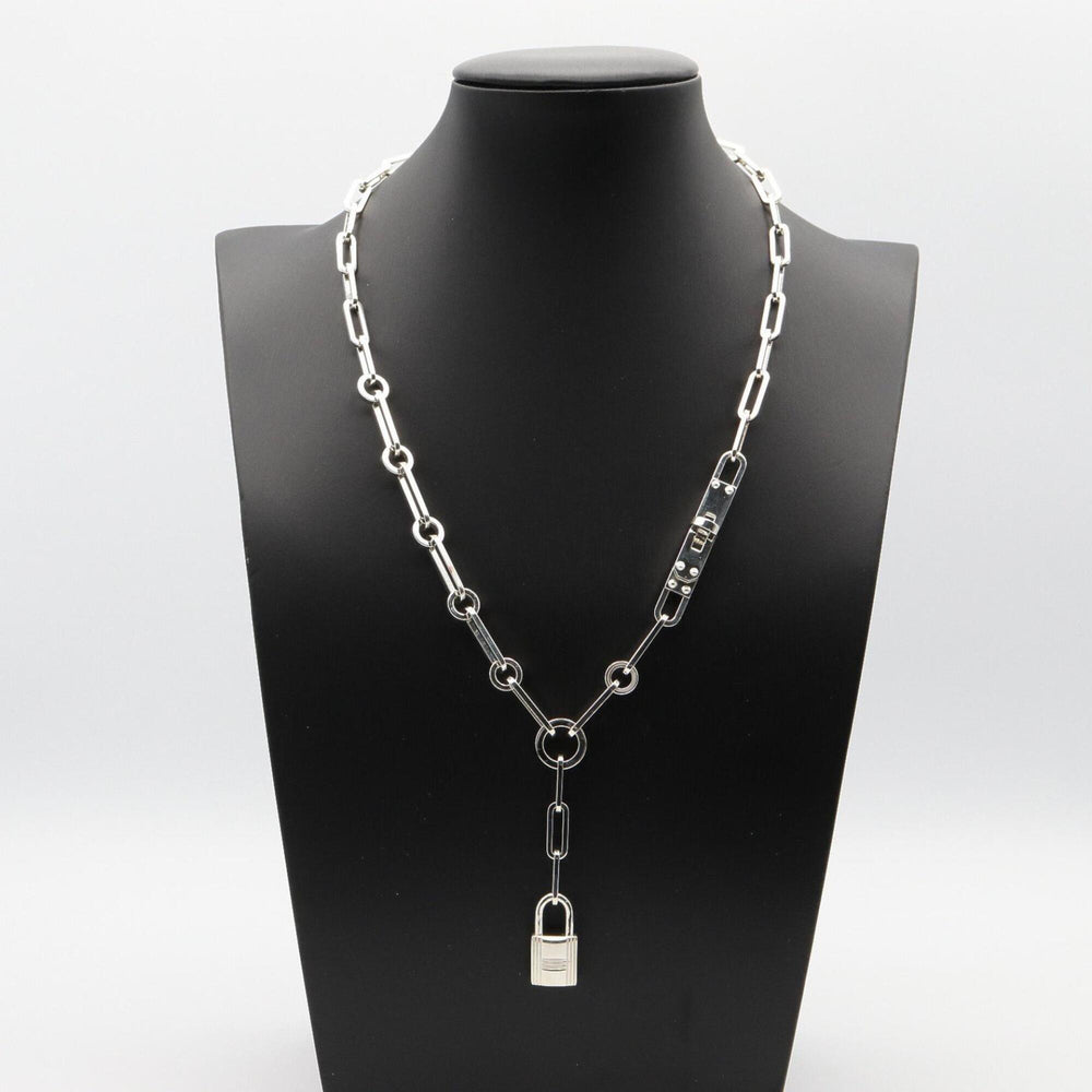 Hermes Kelly Chaine Necklace, Sterling Silver 925, Tone, Jewelry for Men and Women — Like New