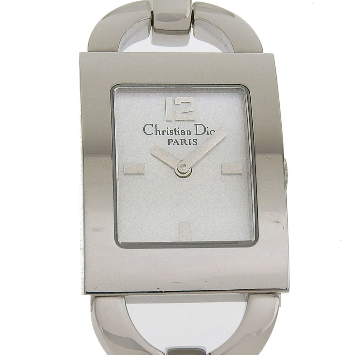 Dior Maris Watch D78-109, Stainless Steel, Quartz, Analog Display, White Shell Dial, Women's — Good
