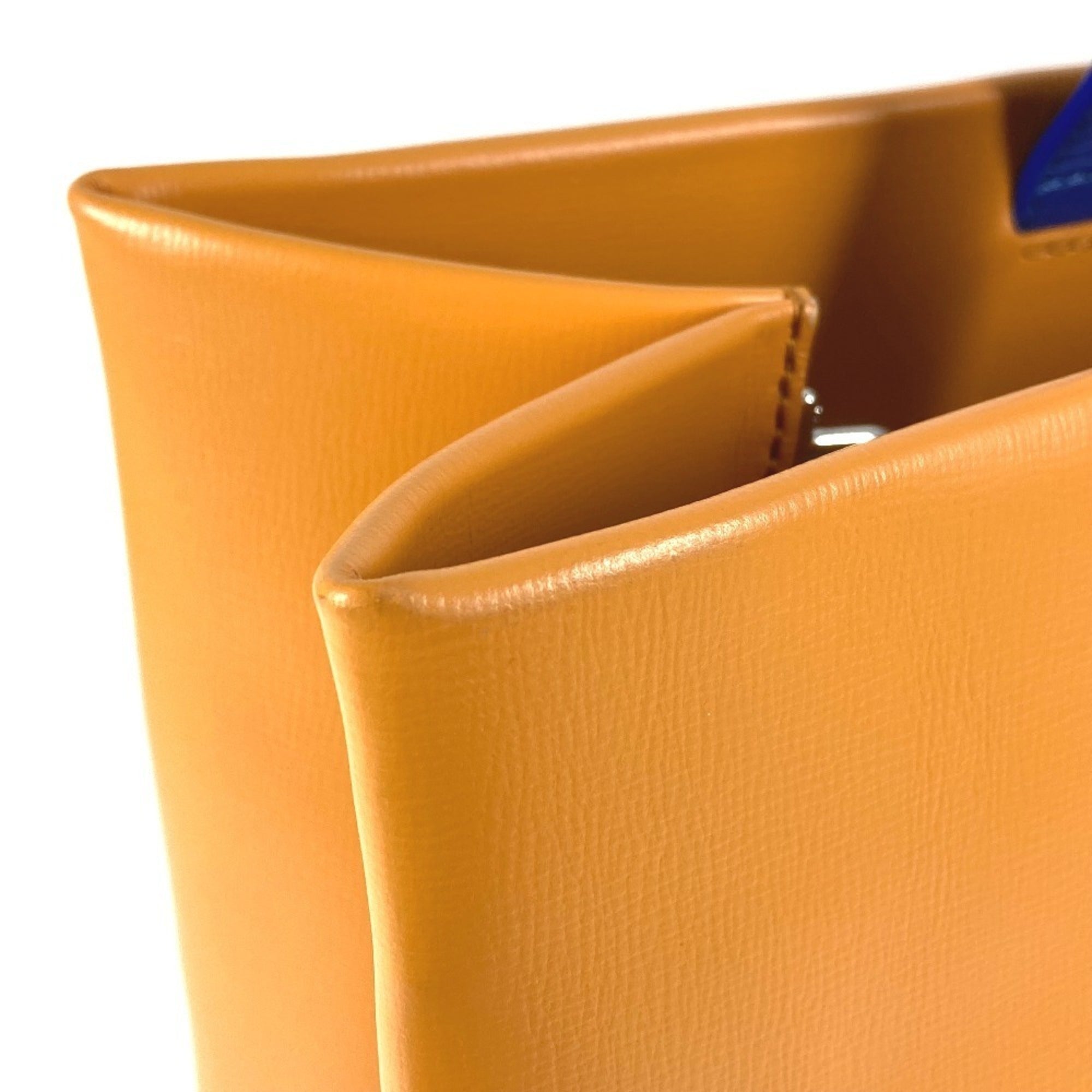 LOUIS VUITTON M24457 24SS Shopper Tote MM - Shoulder Bag, Leather, Men's, Women's, Orange — Like New