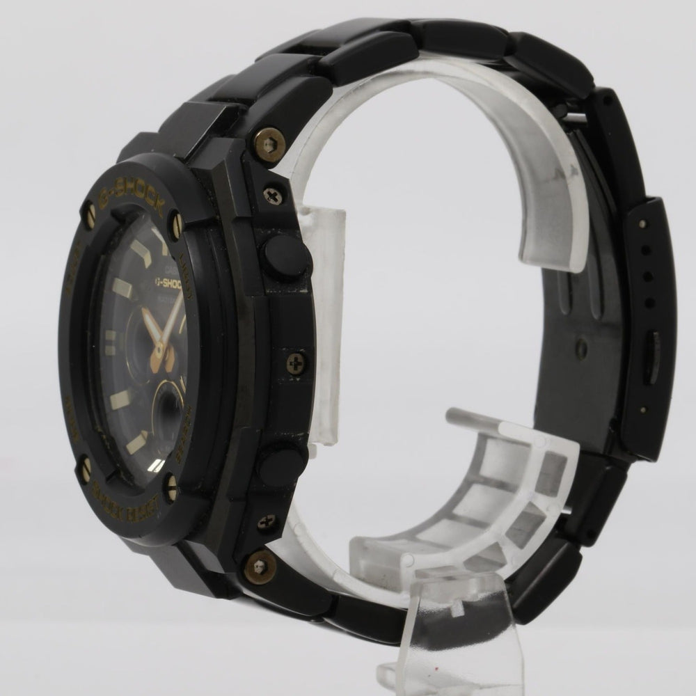 CASIO GSHOCK GSTEEL GSTW300BD1AJF Men's Watch, Black, Stainless Steel — Good