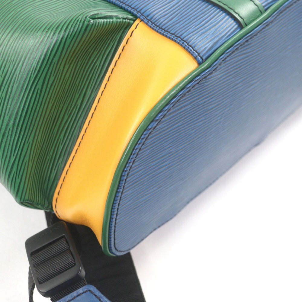 LOUIS VUITTON M55565 Epi Christopher PM Leather Backpack Daypack Multicolor with Dust Bag Made in France Men's — Like New