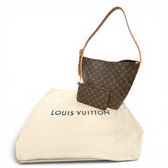 LOUIS VUITTON M12926 All In GM Monogram Canvas with Leather Accents Bucket Bag Shoulder Pouch, Brown, Women's, Dust — Like New