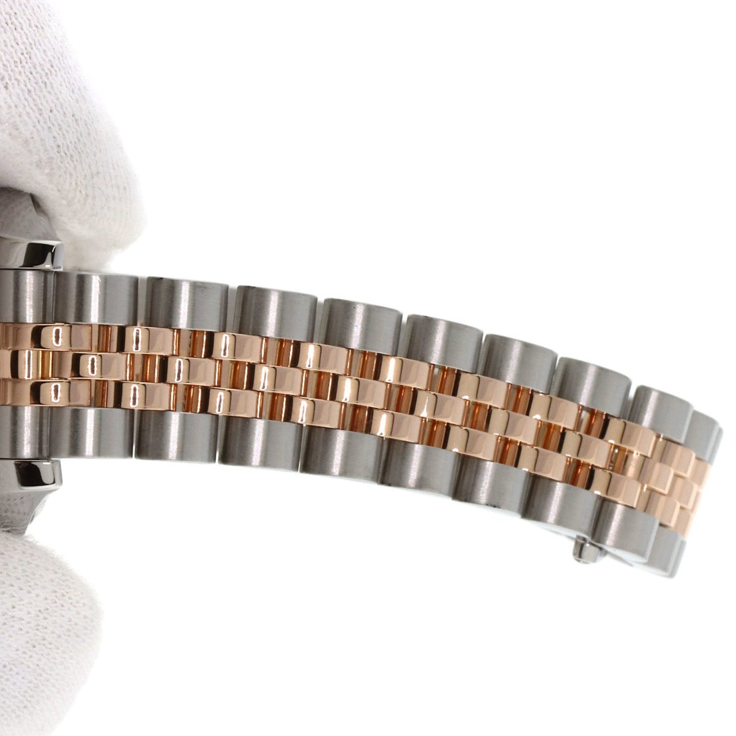 Rolex 179171G Datejust 10P Diamond Watch in Stainless Steel and 18K Everose Gold for Women