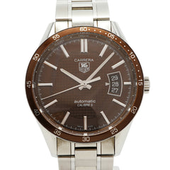 TAG Heuer Carrera Calibre 5 WV211N Brown Dial Men's Watch — Good