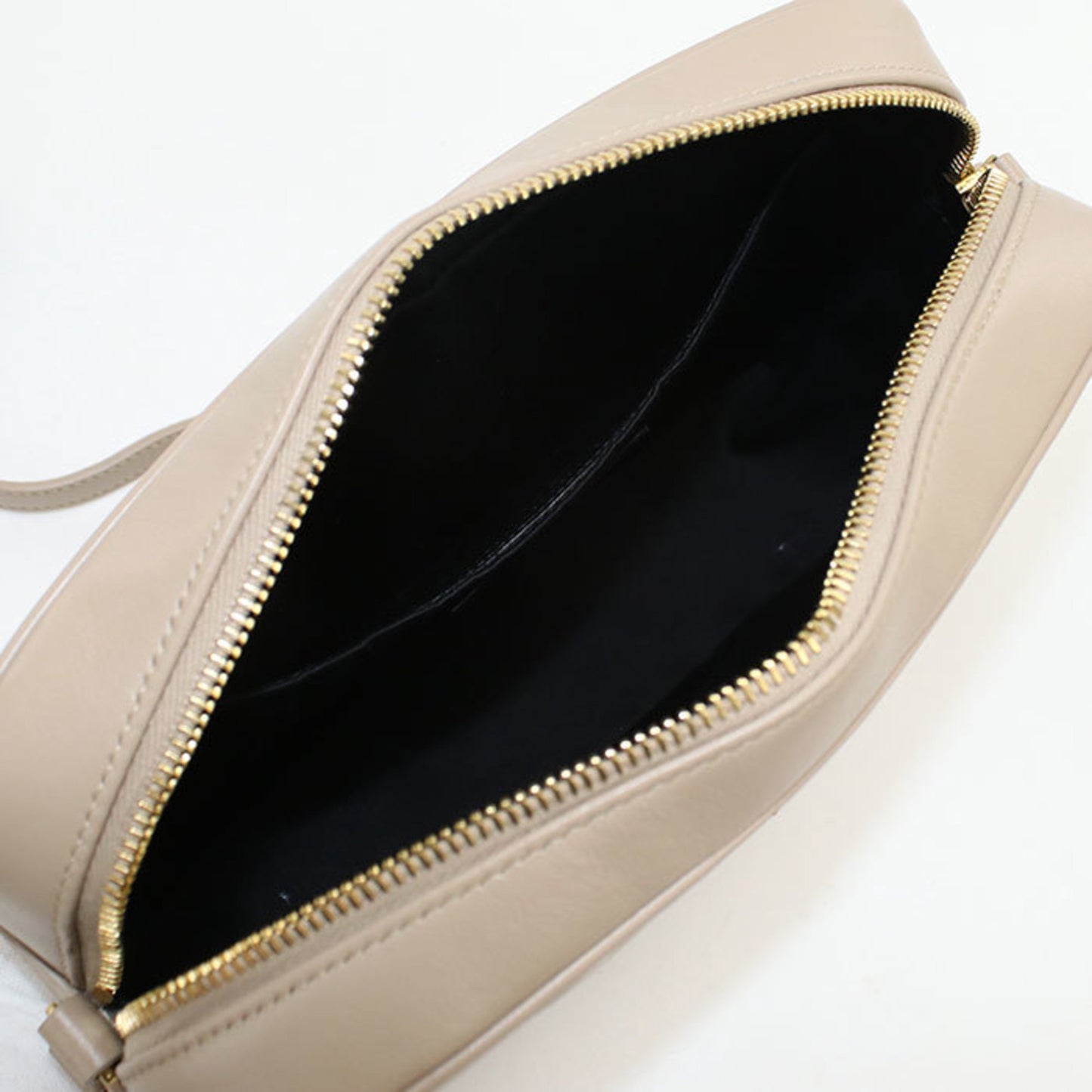 SAINT LAURENT Crossbody Shoulder Bag 761554 Camera Lou Women's Beige