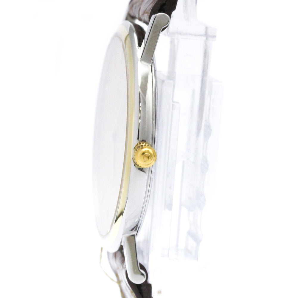 OMEGA De Ville Prestige Quartz Gold Plated Mens Watch 7400.11 Polished — Very Good